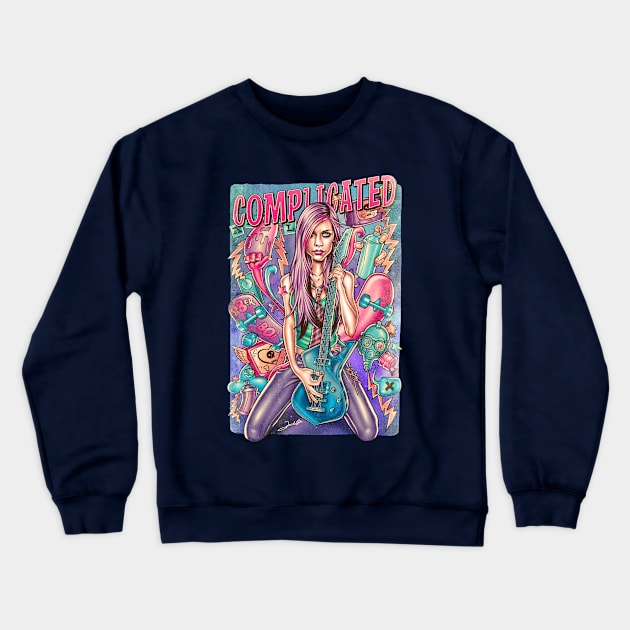 Complicated Crewneck Sweatshirt by renatodsc